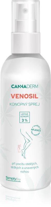 Cannaderm Venosil cannabis spray deodorant pentru picioare cu conținut de cânepă activă 150 ml