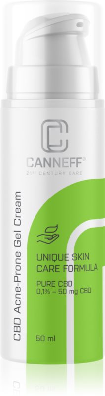 Canneff Balance CBD Acne-Prone Gel Cream crema gel pentru tenul gras, predispus la acnee 50 ml