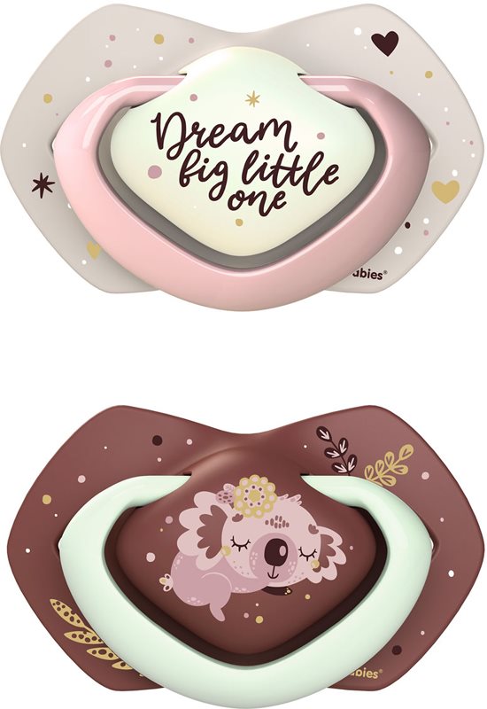 Canpol babies Light Touch Sleepy Koala suzetă Pink 2 buc