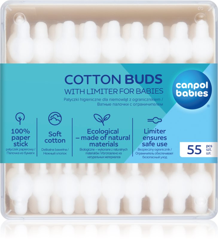 Canpol babies Hygiene bețișoare din bumbac pentru copii 56 buc