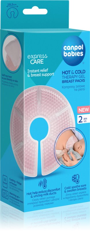 Canpol babies Hot&Cold pernute de gel pentru sâni 2 buc