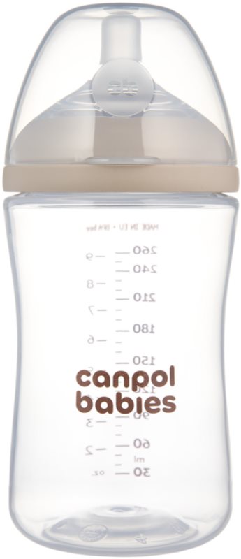 Canpol babies Natural Shape biberon anticolici 3m+ 260 ml