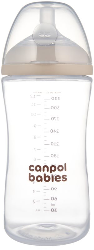 Canpol babies Natural Shape biberon anticolici 6m+ 330 ml
