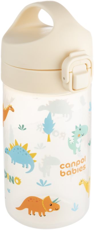 Canpol babies Junior Bottle biberon pentru copii Beige 400 ml