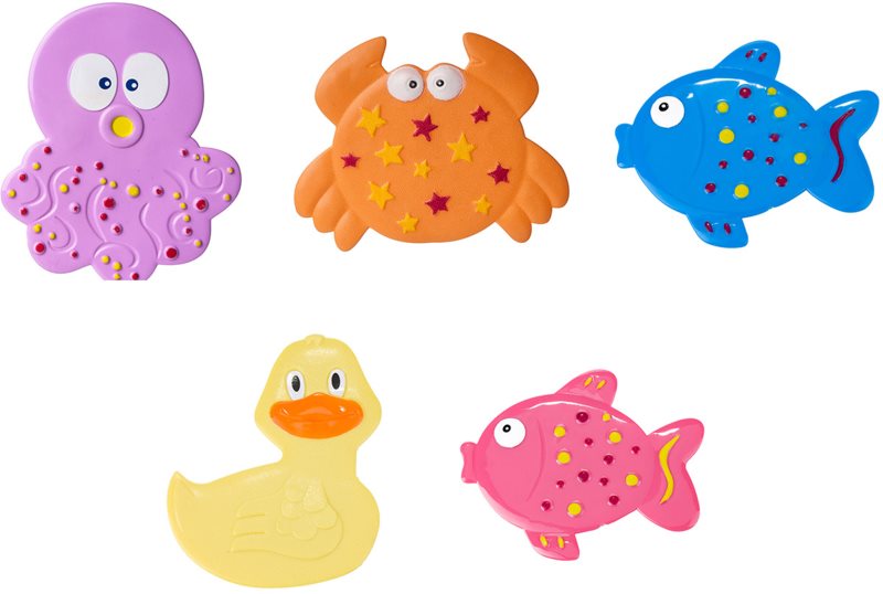 Canpol babies Bath Mini suport antialunecare pentru cadă Mini 5 buc
