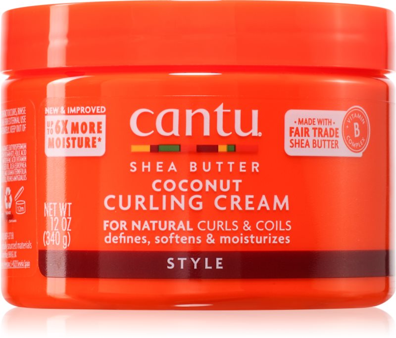 CANTU Shea Butter Curling Cream crema de par pentru fixare și formă 340 ml