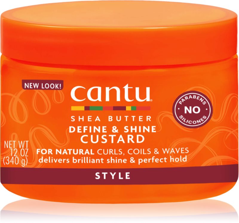 CANTU Shea Butter Custard gel de par pentru definire si modelare 354 ml