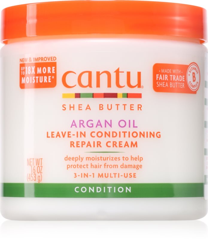 CANTU Shea Butter Leave-In Conditioning Cream balsam cremă pentru păr 453 g