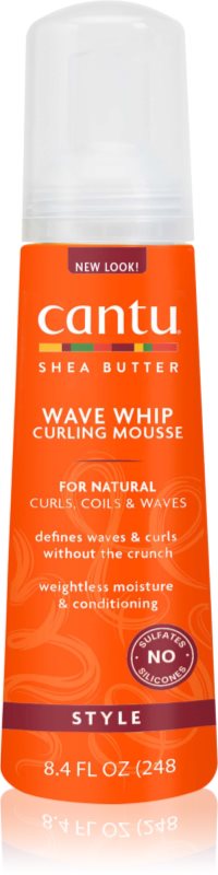 CANTU Shea Butter Curling Mousse spumă de styling pentru păr creț 248 ml