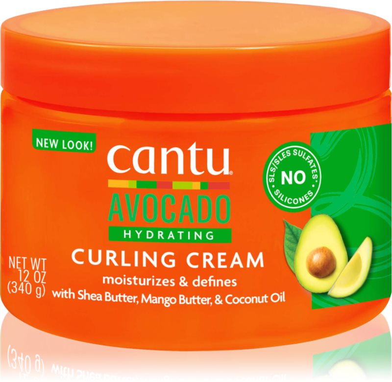 CANTU Avocado Curling Cream crema de par pentru păr creț 340 g