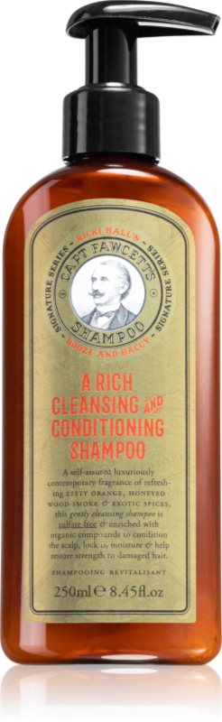 Captain Fawcett Shampoo Ricki Halls's Booze & Baccy sampon pentru curatare pentru bărbați 250 ml