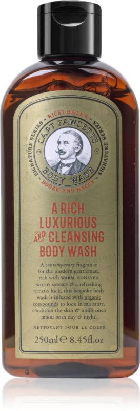 Captain Fawcett Ricki Hall´s Gel de duș energizant pentru barbati Booze & Baccy 250 ml