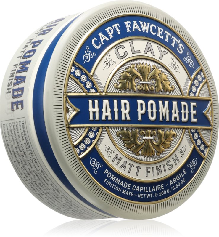 Captain Fawcett Clay Hair Pomade pomadă matifiantă pentru păr pentru barbati 100 g