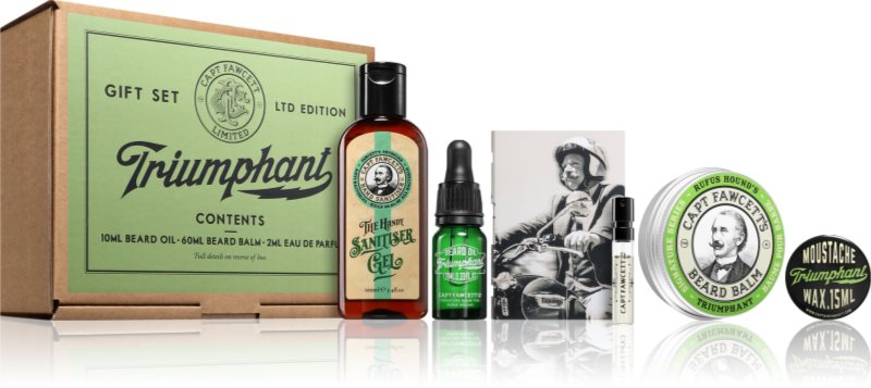 Captain Fawcett Triumphant Gift Set set cadou pentru bărbați