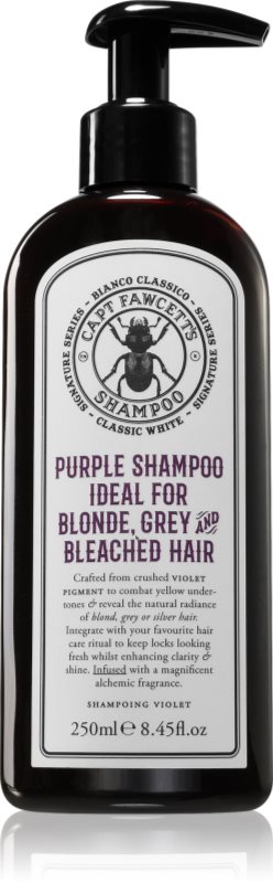 Captain Fawcett Shampoo Purple sampon tonifiant cu violete pentru par grizonat 250 ml