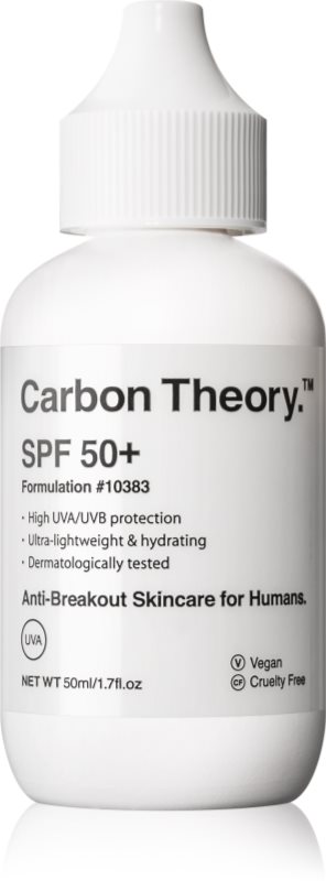 Carbon Theory SPF 50+ loțiune protectoare hidratantă SPF 50+ 50 ml