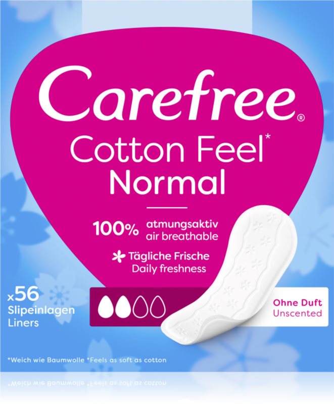 Carefree Cotton absorbante 56 buc