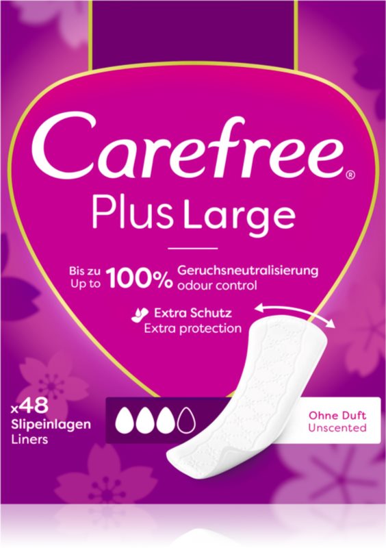 Carefree Plus Large Light Scent absorbante 48 buc