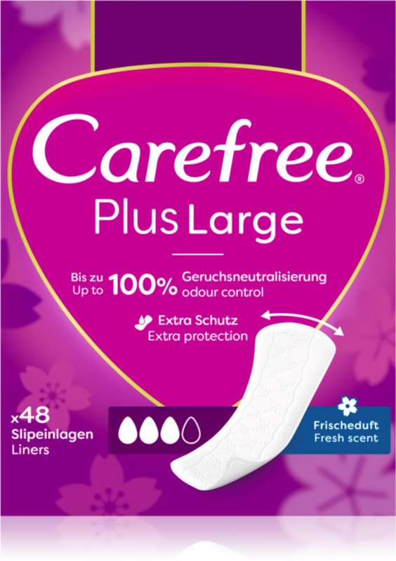 Carefree Plus Large Fresh Scent absorbante 48 buc