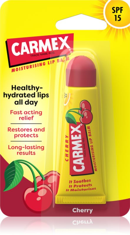 Carmex Cherry balsam de buze într-un tub SPF 15 10 g