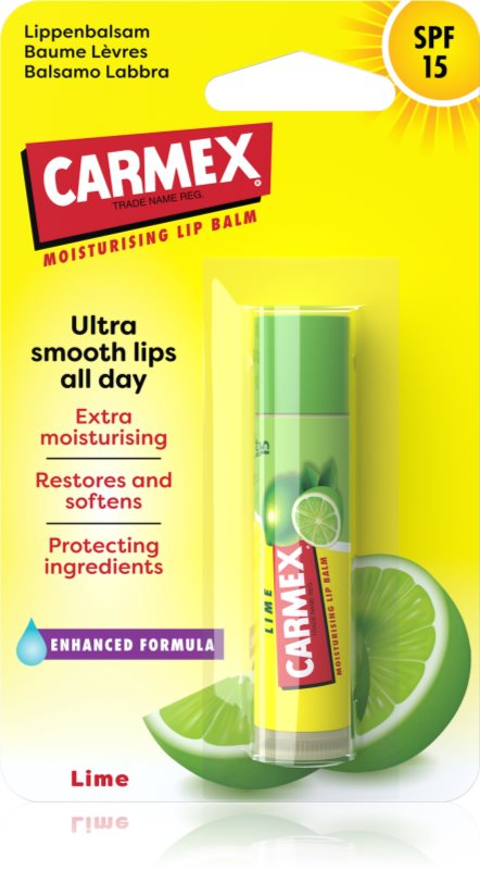 Carmex Lime Twist balsam pentru buze cu efect hidratant SPF 15 4.25 g