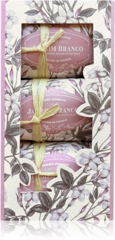 Castelbel White Jasmine săpun solid set cadou 3x150 g