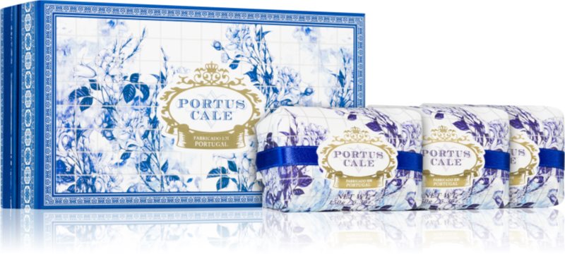 Castelbel Portus Cale Gold & Blue săpun solid set cadou 3x150 g