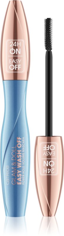 Catrice Glam & Doll Easy Wash Off Power Hold Volume mascara pentru volum si definirea genelor culoare 010 Black 9 ml