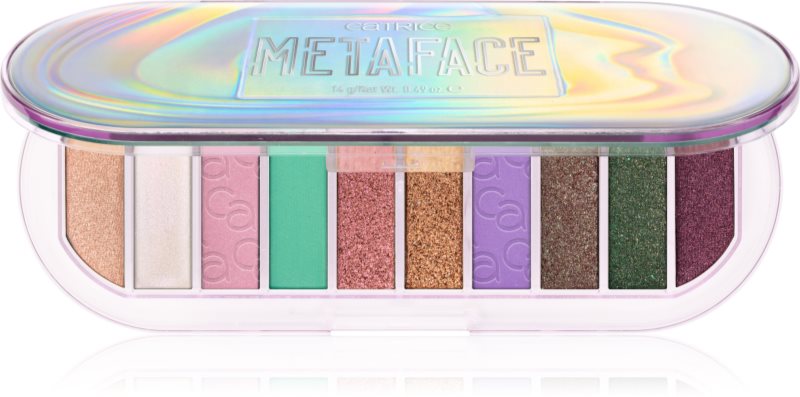 Catrice METAFACE paletă cu farduri de ochi 14 g