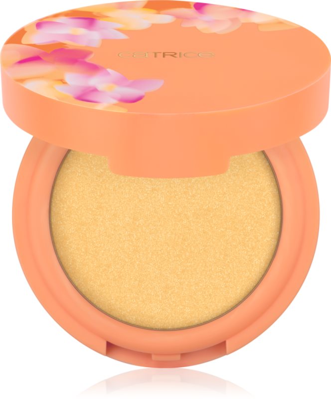 Catrice SEEKING FLOWERS pudra pentru luminozitate culoare C02 S-peachless 5,5 g