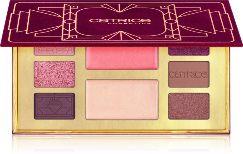 Catrice FESTIVE TREASURES paleta pentru fata multifunctionala culoare C01 All I Want Is Velvet 12.7 g