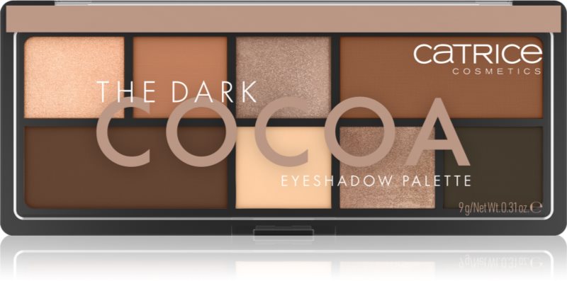 Catrice The Dark Cocoa paletă cu farduri de ochi 9 g
