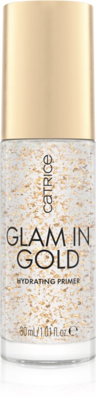 Catrice Glam In Gold Hydrating Primer baza hidratantă de machiaj cu aur de 24 de karate culoare 010 Oh My Goldness 30 ml