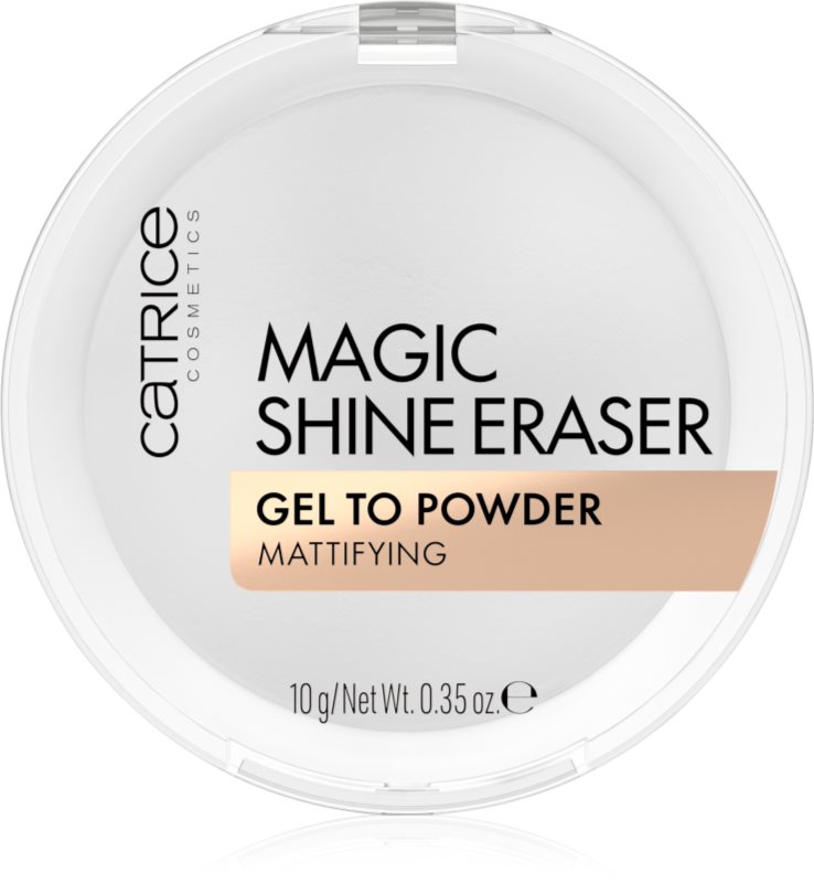 Catrice Magic Shine Eraser Gel To Powder pudra matuire cu textura de gel culoare 010 Camera Ready 10 g