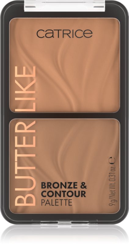 Catrice Butter Like Bronze & Contour Patela pentru conturul fetei cu efect autobronzant