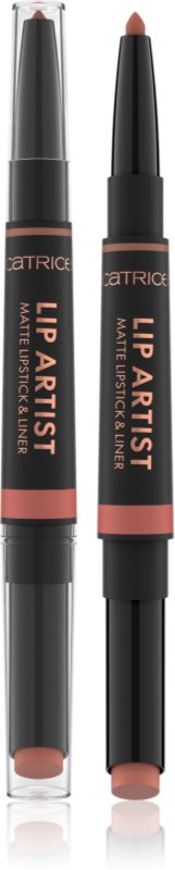 Catrice Lip Artist Matte Lipstick & Liner ruj + creion contur pentru buze cu efect matifiant