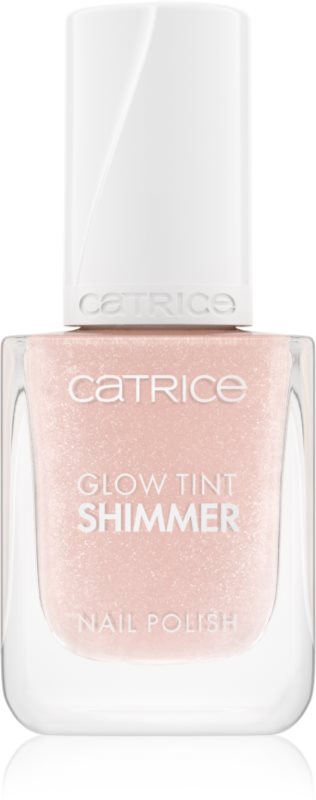 Catrice Glow Tint Shimmer lac de unghii transparent cu particule stralucitoare culoare 030 Sparkle Symphony 10.5 ml