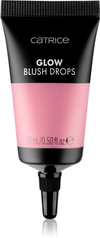 Catrice Glow Blush Drops fard de obraz lichid culoare 020 Barely Rose 15 ml