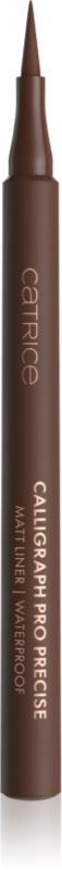 Catrice Calligraph Pro Precise Matt Liner eyeliner în fix rezistent la apa culoare 020 Espresso Brown 1 ml