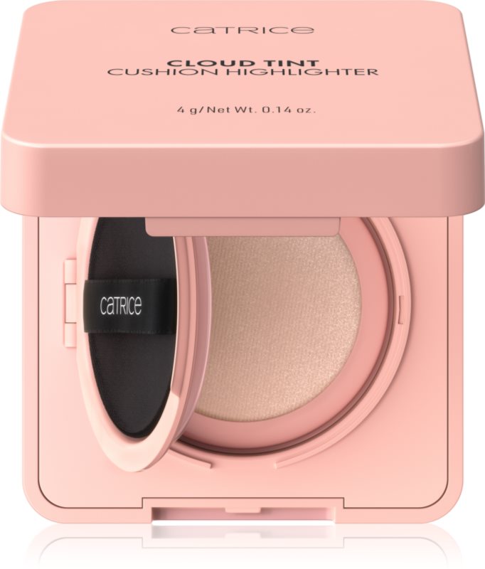 Catrice Cloud Tint Cushion Highlighter burete cu iluminator lichid culoare C010 Stay Halo’d 4 g