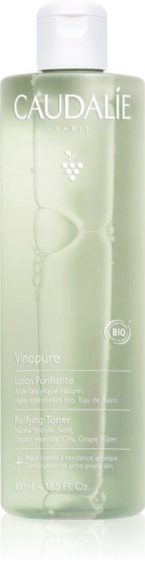 Caudalie Vinopure tonic pentru curatare pentru ten mixt 400 ml