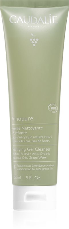 Caudalie Vinopure Purifying Gel Cleanser gel de curatare profunda pentru ten gras si problematic 150 ml