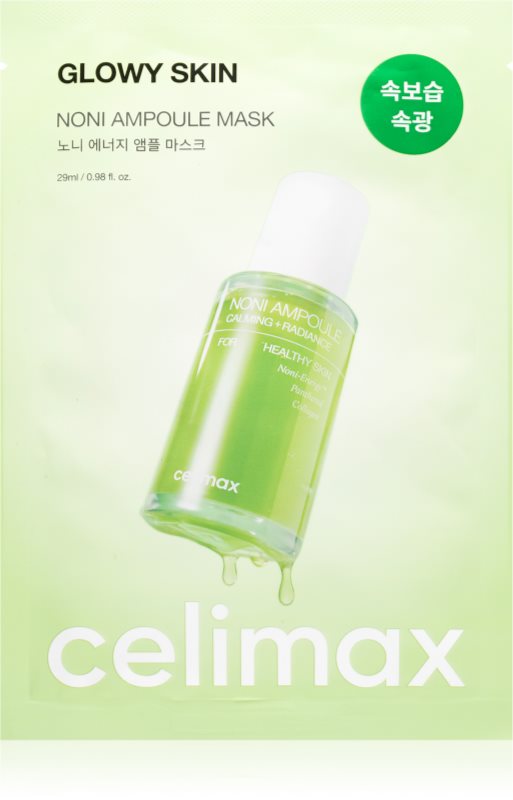 celimax The Real Noni mască textilă hidratantă pentru fermitatea pielii 25 ml