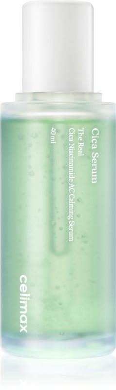 celimax The Real Cica Niacinamide AC Calming Serum ser calmant pentru piele sensibila predispusa la acnee 40 ml