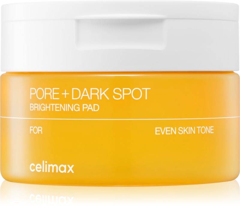 celimax Pore+Dark Spot Brightening Pad dischete de tonifiere pentru luminozitate si hidratare 40 buc