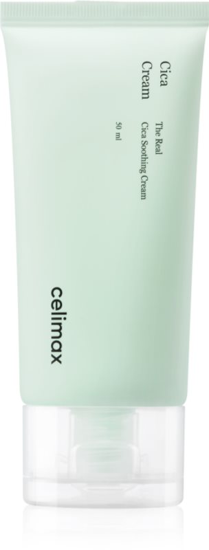 celimax The Real Cica Soothing Cream crema calmanta impotriva luminii cu textura de gel 50 ml