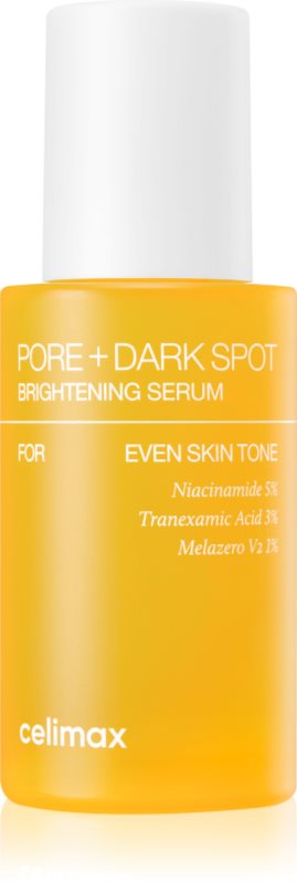 celimax Pore+Dark Spot Brightening Serum ser regenerant si iluminator pentru minimizarea porilor 30 ml