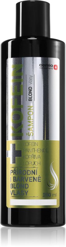 Cemio Kofein Blond sampon pe baza de cafeina pentru toate nuantele de blond 250 ml