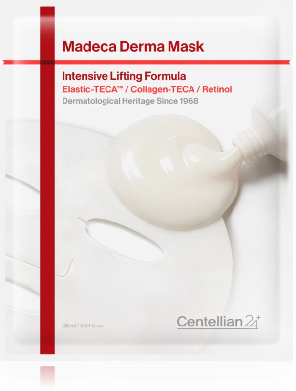 Centellian24 Madeca Derrma Mask - Intensive Lifting Formula mască textilă cu efect de lifting cu efect calmant 25 ml