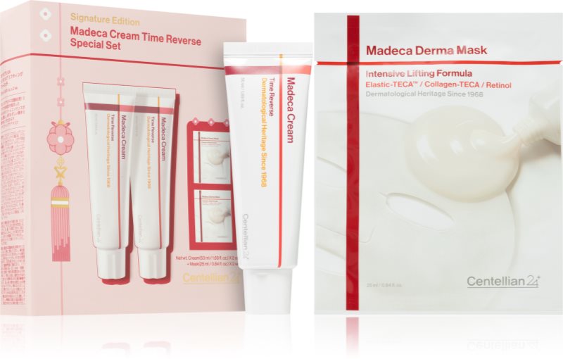 Centellian24 Madeca Cream Time Reverse Signature Edition set cadou pentru a restabili fermitatea pielii